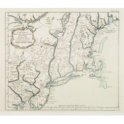 Image download for Carte de la Nouvelle Angleterre New York Pensilvanie..