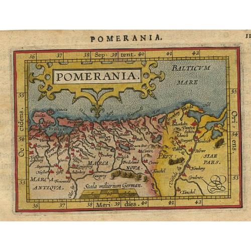 Old map image download for Pomerania.