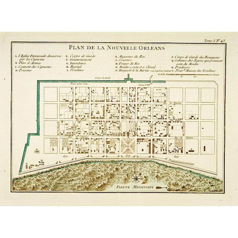 Plan de la Nouvelle Orléans.