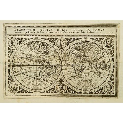 Old map image download for Descriptio totius orbis terrae. Ex varys..