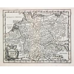 [Lot of 14 maps of Germany] Nova Totius Germaniae Descriptio.