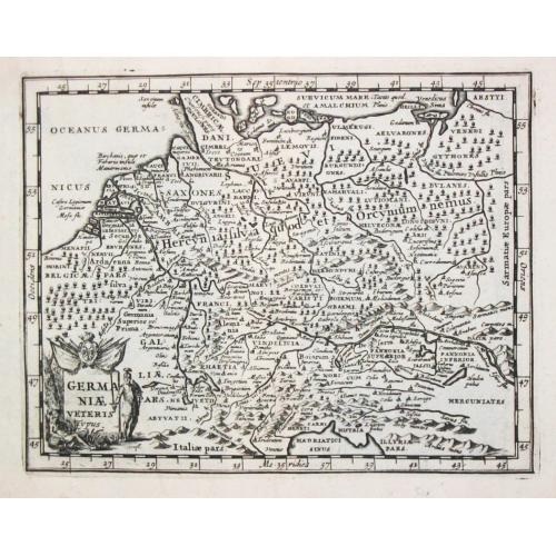 Old map image download for [Lot of 14 maps of Germany] Nova Totius Germaniae Descriptio.