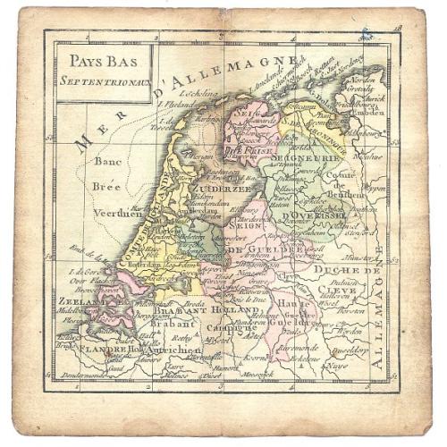 Old map image download for Pays Bas Septentrionalis