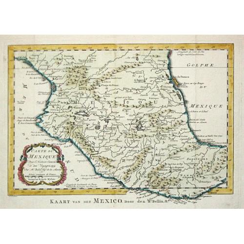 Old map image download for Carte de Mexique, 1754. 