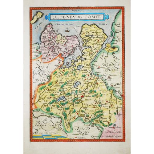 Old map image download for [ Lot of 11 maps of northern Germany]