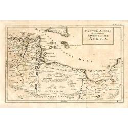 [Lot of 10 maps of the eastern part of the Mediterranean and Egypt]