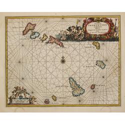 [Lot of 10 maps / prints  of the South Atlantic Ocean islands] CAPEVERDIAN ISLANDS / Insulae Promontorii Viridis.