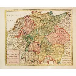 [Lot of 14 maps of Germany] Nova Totius Germaniae Descriptio.