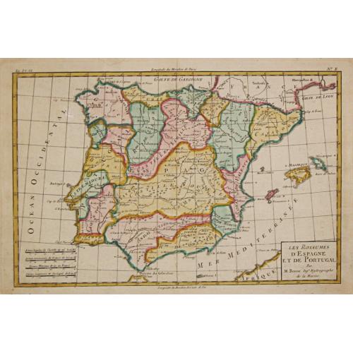 Old map image download for [Lot of 5 maps of the Iberian peninsula / Belearics]