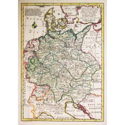 [Lot of 14 maps of Germany] Nova Totius Germaniae Descriptio.