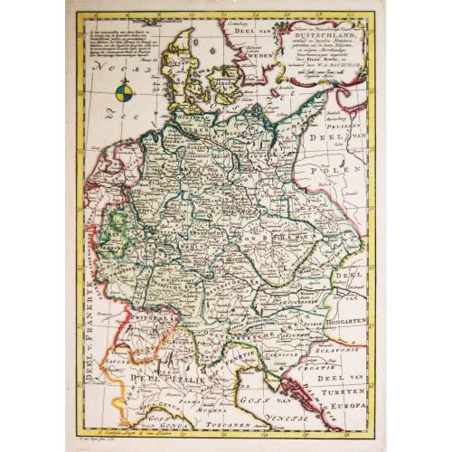 Old map image download for [Lot of 14 maps of Germany] Nova Totius Germaniae Descriptio.