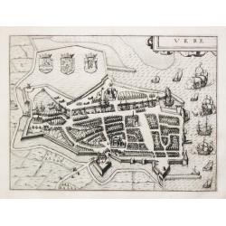 [Lot of 10 maps/plans] Hollandia Comitatus.