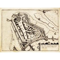 [ lot of 14 maps/views] Caerte vanden lande ende Graefschappe van Hollandt, Midtsgaders het landt van Utrecht, de deelen ende houcken van andere lande annex hollt gelege. 1589.