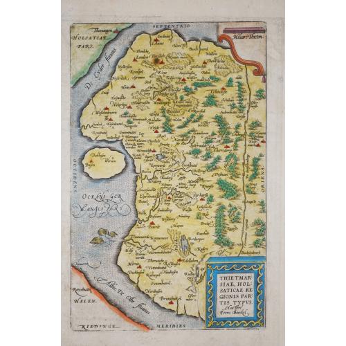 Old map image download for [ Lot of 11 maps of northern Germany]