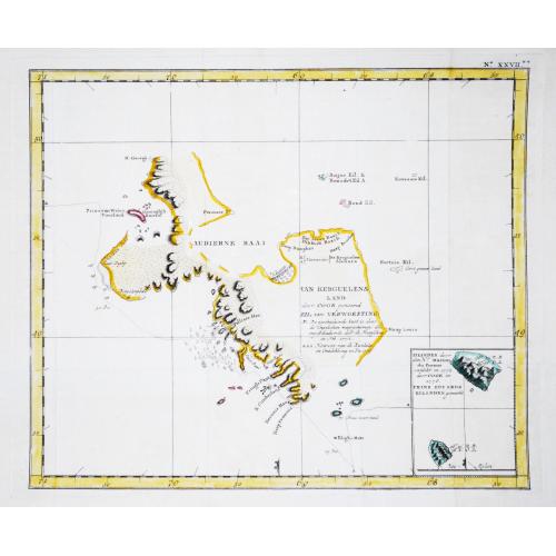 Old map image download for [Lot of 11 maps and views of the Falkland islands and the Argentinian part of Terra del Fuega. ]