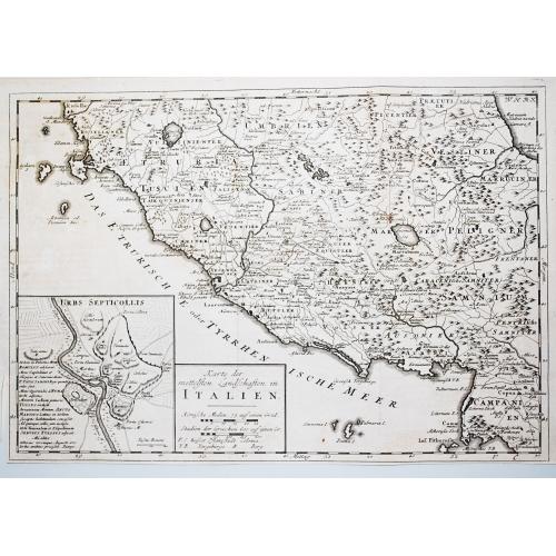 Old map image download for [Lot of 10 maps / views of ltaly. ] Patrimonio dis Pietro,Sabina et Ducato di Castro Sabina et Ducato di Castro