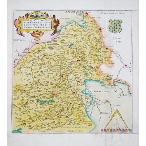 Old map image download for [Lot of 6 maps of southern France] Le Gouvernement General de Dauphine, Divise en Haut et Bas.