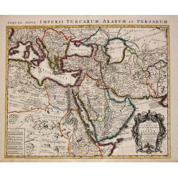 Carte de la Turquie de l'Arabie et da le Perse.