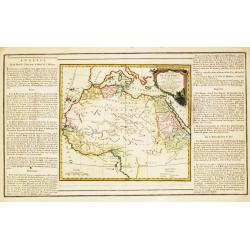 [Lot of 6 maps of North Africa. and the African coasts of the Mediterranean. ] T Gedeelte van Barbaryen waar in leggen de Ryken van Tunis en Tripoli.