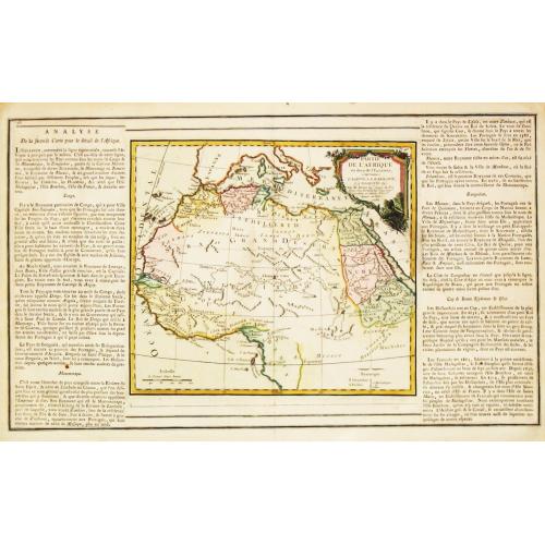 Old map image download for [Lot of 6 maps of North Africa. and the African coasts of the Mediterranean. ] T Gedeelte van Barbaryen waar in leggen de Ryken van Tunis en Tripoli.