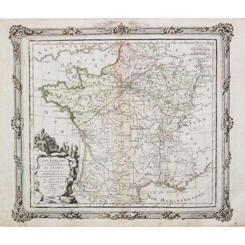 Old map image download for [Lot of 17 maps]   L' ISLE DE FRANCE Pariensis agri descriptio. Francois de la Hoeye fecit, Jean le Clerc excud.