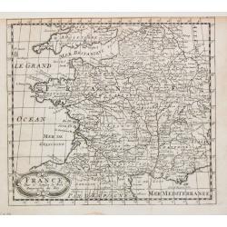 [Lot of 5 maps of France] Galliae Antiquae Tabula Geographica.