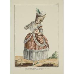 Pl. 3. - Petite-Maitresse en robe à la polonaise.