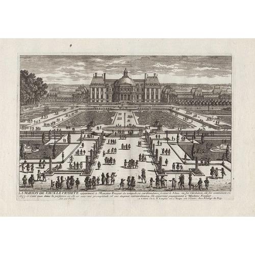 Old map image download for La Maison de Vaux le Vicomte ...