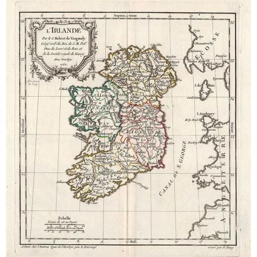 Old map image download for L\'Irlande.