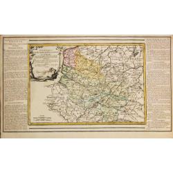 [Lot of 17 maps]   L' ISLE DE FRANCE Pariensis agri descriptio. Francois de la Hoeye fecit, Jean le Clerc excud.