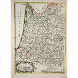 [Lot of 5 maps of the mouth of the Gironde river] Carte des Entrees et Cours de la Gironde