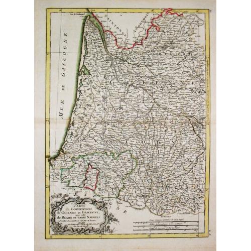 Old map image download for [Lot of 5 maps of the mouth of the Gironde river] Carte des Entrees et Cours de la Gironde