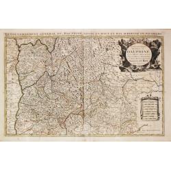 [Lot of 6 maps of southern France] Le Gouvernement General de Dauphine, Divise en Haut et Bas.