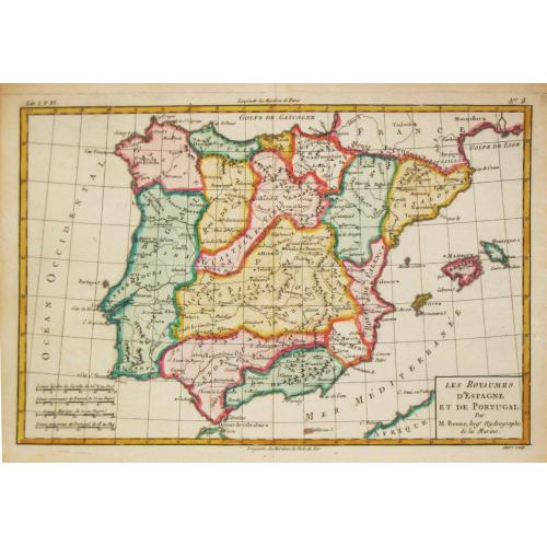 Old map image download for [Lot of 5 maps of the Iberian peninsula / Belearics]