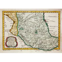 Carte de l'Empire de Mexique, 1754. 