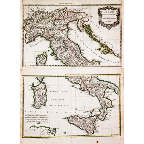 Old map image download for [Lot of 10 maps / views of ltaly. ] Patrimonio dis Pietro,Sabina et Ducato di Castro Sabina et Ducato di Castro