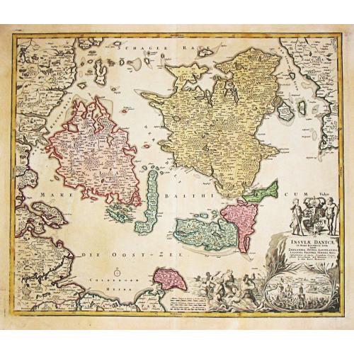 Old map image download for [ Lot of 9 maps and plans]  Novissima nec non Perfectissima Scandinaviae Tabula