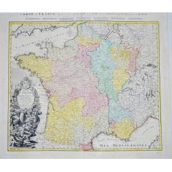 [Lot of 17 maps]   L' ISLE DE FRANCE Pariensis agri descriptio. Francois de la Hoeye fecit, Jean le Clerc excud.