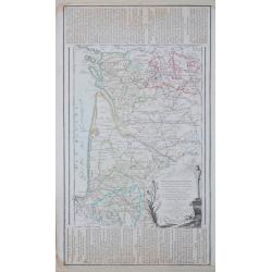 [Lot of 5 maps of the mouth of the Gironde river] Carte des Entrees et Cours de la Gironde