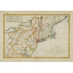 Image download for Carte de la Partie nord des Etats Unies de L'Amerique Sept..