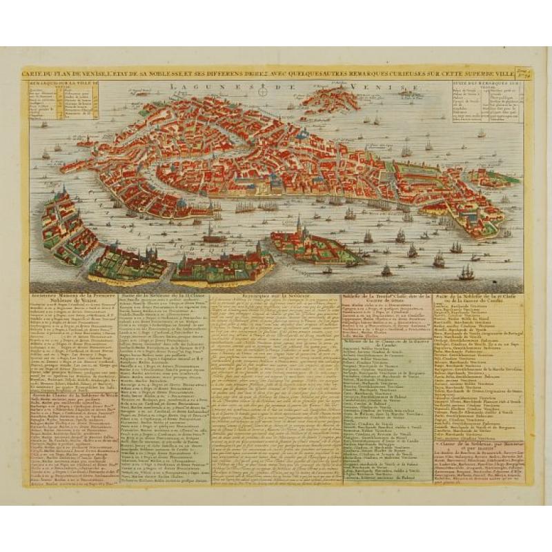 Carte du plan de Venise..