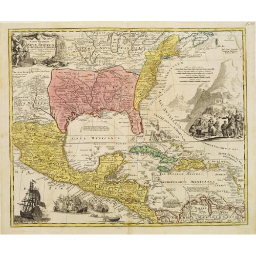 Old map image download for Regni Mexicani seu Novae Hispaniae, Floridae, Novae ..