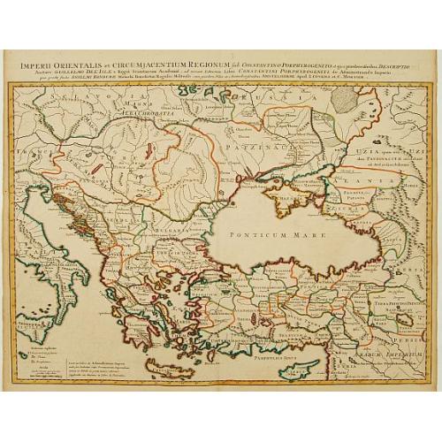 Old map image download for Imperii Orientalis et Circumjacentium Regionum. .