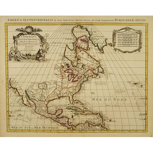 Old map image download for Carte d' Amerique Dressee pour l'Usage Du Roy. . .