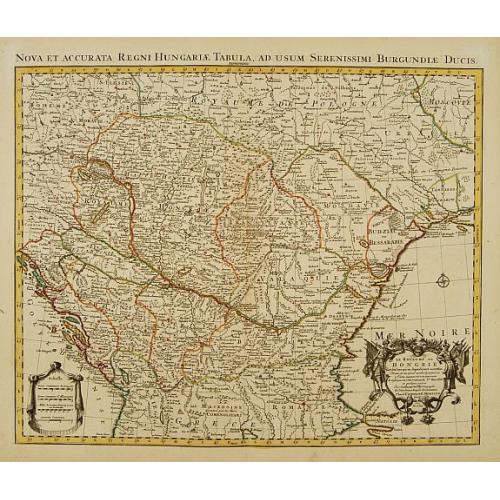 Old map image download for Le Royaume de Hongrie et des pays qui en dependoient autrefois..