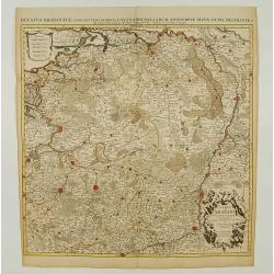 Carte du Comté du Brabant, Dressée sur plusieurs Cartes particulières..