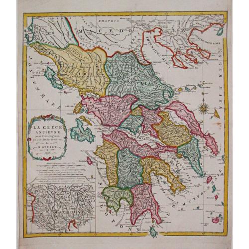 Old map image download for [Lot of 5 maps of Greece]. Candia olim Creta.