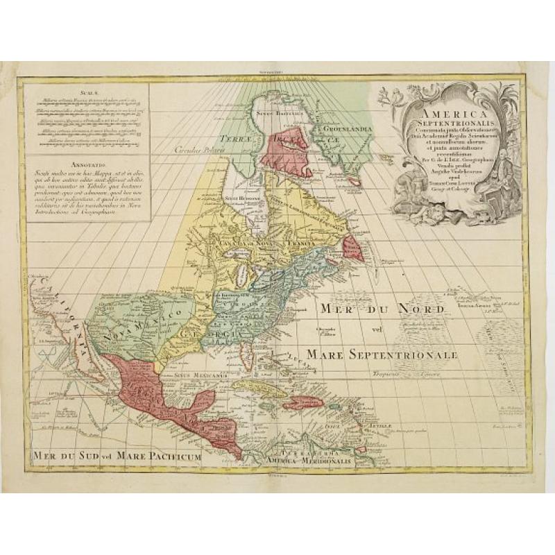 America Septentrionalis, Concinnata juxta Observationes..