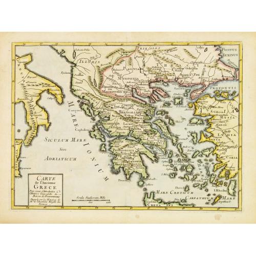 Old map image download for Carte de l'Ancienne Grece ..