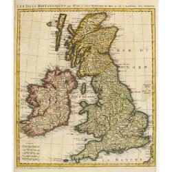 Les Isles Britanniques par Mr. De L'Isle. Geographe du Roy &c.